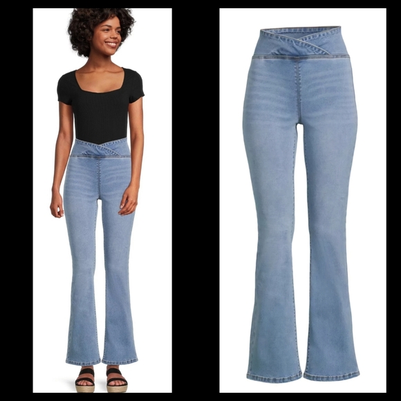 NWT Retro Crossover Flare Jeans - Picture 1 of 12
